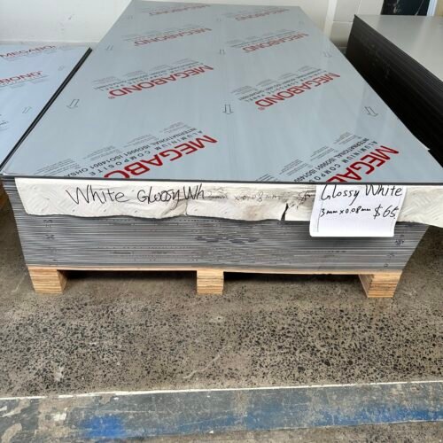 Aluminum Composite Panel ACM 3mm gloss white(0.08mm skin)