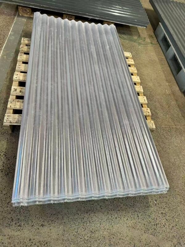 Corrugated Roofing Clear – 3m Length x 900mm x 1.2mm thick