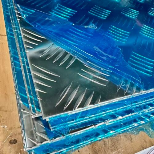 Aluminium checker plate 1.22m x 2.44m x 4mm thick